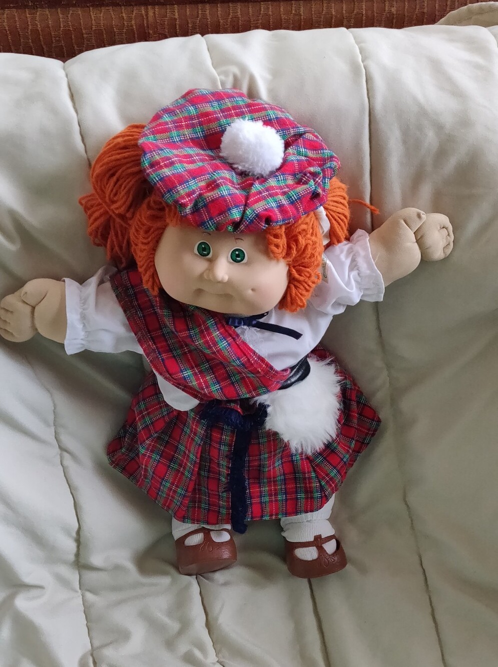 Cabbage Patch Rare Ann Greta 1984 Redhead Scottish World Travelor Collection